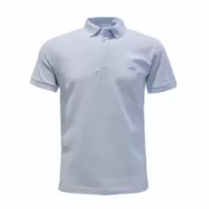 Lacoste Tonal Pique Polo - Blue - Medium TJ Hughes