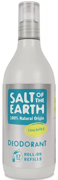 Salt of the Earth Unscented Roll On Deodorant Refill 525ml