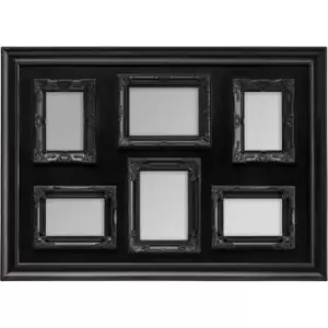 Premier Housewares Black Contemporary 6 Photo Frame