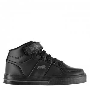 Lonsdale Canons Childrens Hi Top Trainers - Black/Charcoal