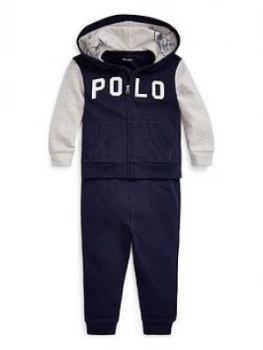 Ralph Lauren Baby Boys Polo Tracksuit - Navy, Size 3 Months