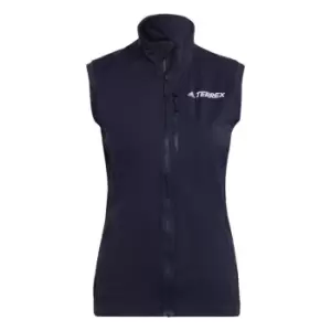 adidas Terrex Xperior Cross-Country Ski Soft Shell Vest W - Blue