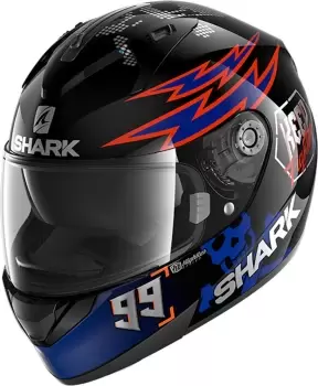 Shark Ridill 1.2 Catalan Bad Boy Helmet, black-red-blue, Size XS, black-red-blue, Size XS