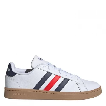 adidas Grand Court Trainers Mens - White/Blue/Red