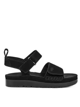 UGG Goldestar Classic Sandal, Black, Size 12 Younger