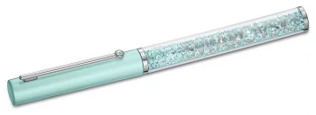 Swarovski Crystalline Gloss Ballpoint Pen Green Chrome Jewellery