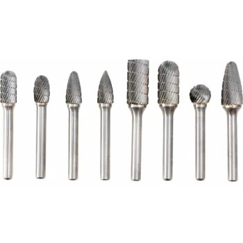 8 Piece Industrial Carbide Burr Set Cut 9 - Kennedy