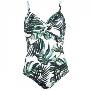 Fantasie Palm Valley Underwired Twist Front Swimsuit - FEN Fern