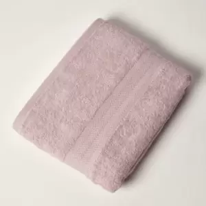 HOMESCAPES Blush Pink 100% Combed Egyptian Cotton Bath Sheet 500 GSM - Blush Pink