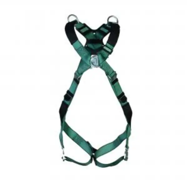 MSA Standard V-Form Back Chest Shoulder D- Ring Bayonet Harness