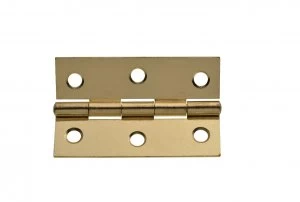 Wickes Butt Hinge - Brass 76mm Pack of 20