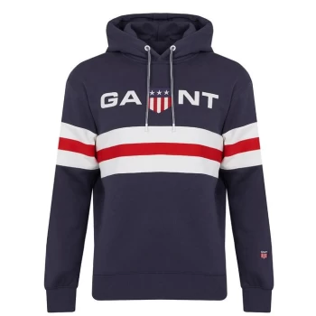 Gant Shield Relax Hoodie - Evening 433