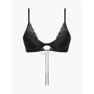 CALVIN KLEIN Lined Triangle Bra - Black