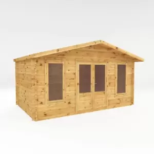 Mercia 5m x 3m Corner Log Cabin 44mm