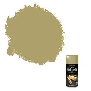 Rust-Oleum Fabric Gold effect Multi-surface Spray Paint 150ml