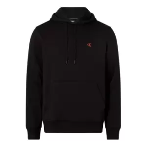 Calvin Klein Jeans Logo Tape Hoodie - Black