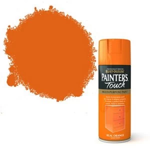 Rust-Oleum Painter's touch Real orange Gloss Multi-surface Decorative spray Paint 400ml