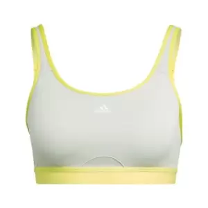 adidas TLRD Move Training High-Support Bra Womens - Linen Green / Beam Yellow