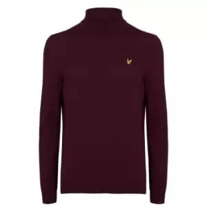 Lyle and Scott Roll Neck Jumper - Purple