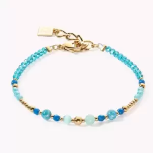 Coeur De Lion Elegance Bracelet Gold Turquoise