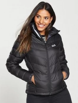 Jack Wolfskin Helium High Jacket - Black, Size XS, Women