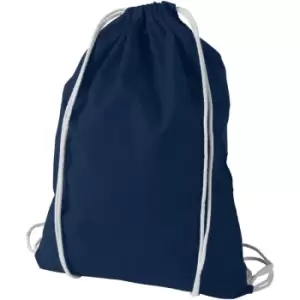 Bullet Oregon Cotton Premium Rucksack (Pack Of 2) (44 x 32 cm) (Navy) - Navy