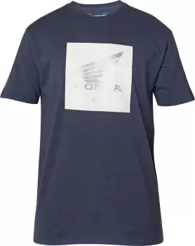 FOX Honda Premium Update T-Shirt, blue Size M blue, Size M