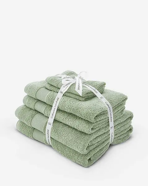 Anti Bacterial 6 Piece Towel Bale Sage HH67101