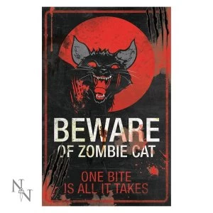 Zombie Cat Sign