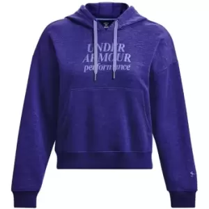 Under Armour Armour Essential Script Hoodie Womens - Blue