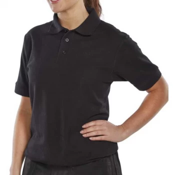 Click Workwear Polo Shirt Polycotton 200gsm 4XL Black