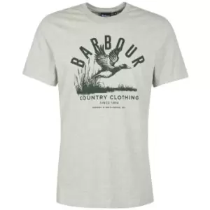 Barbour Mens Country Clothing Tee Grey Marl XXL