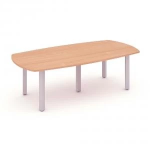 Trexus Boardroom Table 2400x1200x730mm Beech Ref I000084