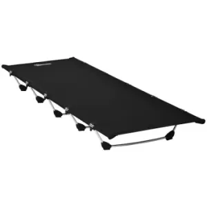 Outsunny Lightweight Aluminium Camping Bed w/ Strong Support 150kg and Carry Bag