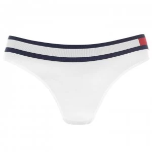 Tommy Bodywear Colour Block Bikini Briefs - White