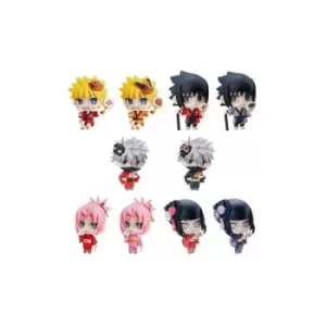 Naruto Shippuden Petit Chara Land Trading Figure 6cm 10th Anniversary Ver. Assortment (10)