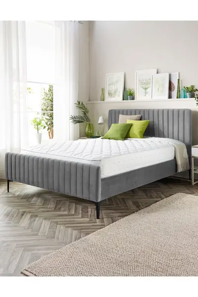 Aspire Vermont Grey Bed Frame Grey