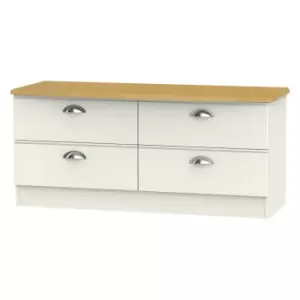 Tilly Ready Assembled 4 Drawer Bed Box Cream