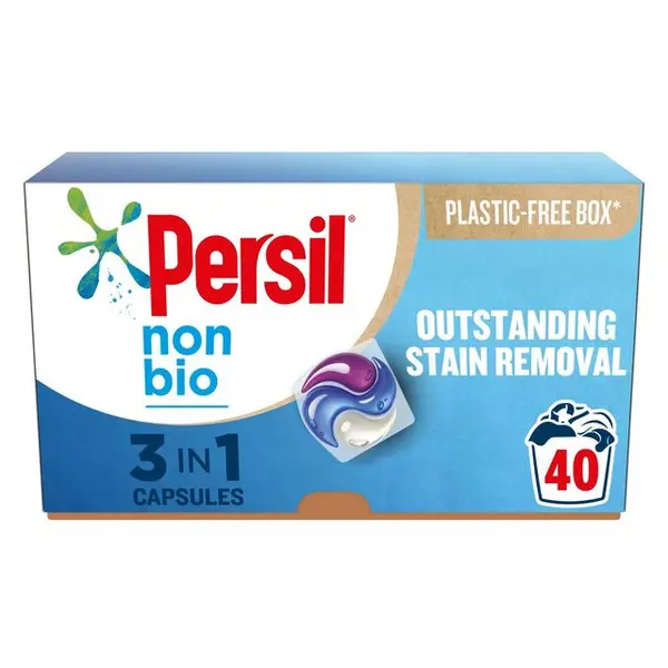 Persil 3-in-1 Non Bio Washing Capsules 40 Washes