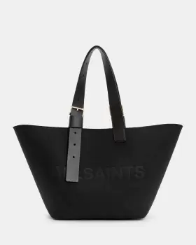 AllSaints Anik Spacious Felt Logo Tote Bag