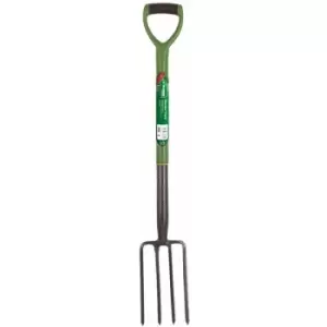 Kingfisher - Heavy Duty Steel Garden Gardening Tools Digging Border Edging Spade Fork Shovel -Border Fork