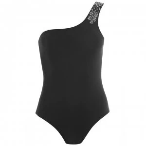 Ted Baker Embellished Swimsuit - Black