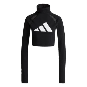 adidas Sportswear Long-Sleeve Top Womens - Black