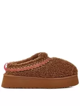 UGG Tazz Platform Slipper Braid - Hardwood, Brown, Size 4, Women