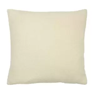 Malham Fleece Square Cushion Ivory