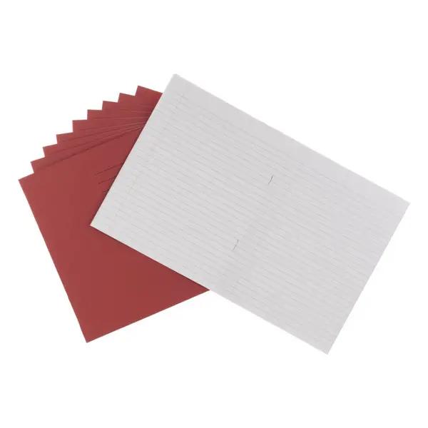 Classmates Exercise Book 9x7" 48 Page, 8mm Ruled, Red - Pack of 100