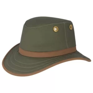 Tilley Unisex TWC7 Outback Waxed Cotton Hat Green 58cm (7 1/4)