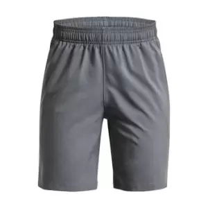 Under Armour Armour Woven Graphic Shorts Junior Boys - Grey