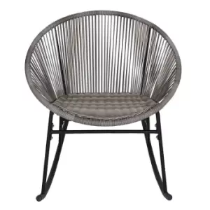 Charles Bentley Zanzibar Rocking Chair Grey