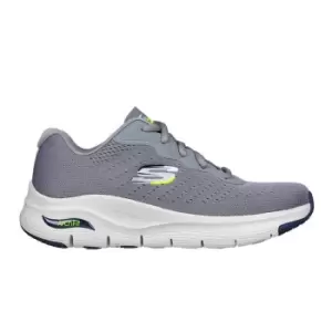 Skechers Arch Fit Engineered Mesh Lace-Up Sn - Grey